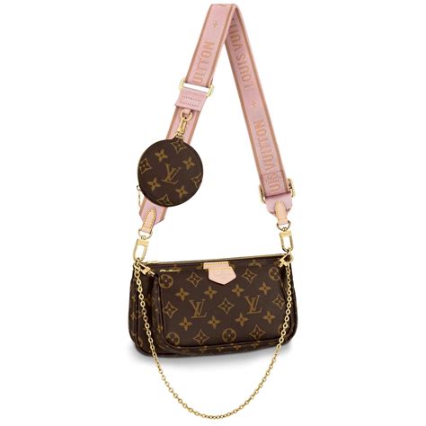 louis vuitton pochette multi pink canvas shoulder bag|Louis Vuitton multi pochette yupoo.